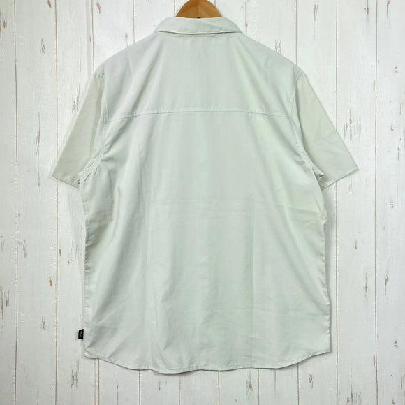 【Men's L ベージュ系】 Mountain Hardwear ( マウンテンハードウェア ) トレイル センダー ショートスリーブ Trail Sender Short Sleeve ポリエステル ウェア トップス インナー シャツ ショートスリーブシャツ 化
