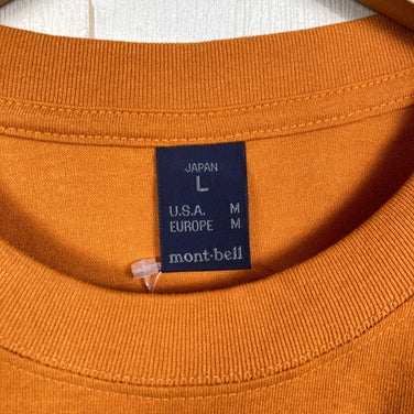 【Men's L オレンジ系】 Montbell ( モンベル ) ウイックロン ブリーズスパン T WIC. Breeze Span T ウェア トップス インナー シャツ ショートスリーブシャツ 化繊 z00053620  化繊 ショートスリーブシャツ インナー