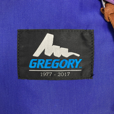 【OneSize ブルー系】 Gregory ( グレゴリー ) デイパック ブルー レター Day Pack Blue Letter 復刻モデル 青タグ 旧タグ 生産終了モデル 入手困難 40周年記念モデル ナイロン バッグ ストレージ バックパック デイパック