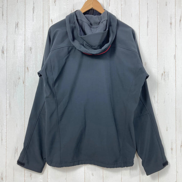 【Men's M ブラック系】 Haglofs ( ホグロフス ) レプタイル フード Reptile Hood ポリエステル ウェア トップス アウター ジャケット ソフトシェル ポーラテック・パワーシールド z00057980  ソフトシェル アウター ジャケッ