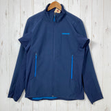 【Men's S ネイビー系】 2015 Patagonia ( パタゴニア ) アズ ハイブリッド ジャケット Adze Hybrid Jacket NVYB ソフトシェル ポリエステル ウェア トップス アウター ジャケット フリース ポーラテック・ウィンドブロ
