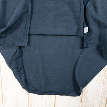 【Unisex L ネイビー系】 Atelier Blue Bottle ( アトリエブルーボトル ) 8分丈 ハイカーズ Tシャツ 8sleeve Hiker's T-shirts 8sleeve スーパーナチュラル コラボ メリノウール ウェア トップス インナー - 【公式】2ndGEAR（セカンドギア）Webショップ【登山用品・アウトドア用品専門 買取販売店】