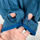 男士大号海军蓝 Millet KUHTAI II 羊毛拉链长袖衬衫，羊毛，上衣，内衣，长袖衬衫，羊毛，z00054170