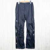 男式 M 黑色 Finetrack Ever Breath Photon 裤子，尼龙，防雨外套，长裤，z00052908