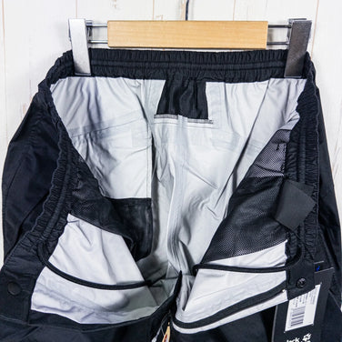Jackwolfskin Men's JP Trailheadz Pants, Size L, Black, Nylon, Rain Shell, Long Pants, z00053090