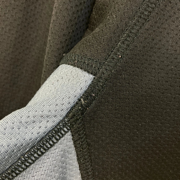 【Men's XL ブラック系】 Millet ( ミレー ) ハーフジップ ロングスリーブ メッシュティー ポリエステル ウェア トップス インナー シャツ ロングスリーブシャツ 化繊 z00060397  化繊 ロングスリーブシャツ インナー シャツ トップス ウ