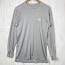 【Men's L グレー系】 Zeropoint By Montbell ( ゼロポイント By モンベル ) ロングスリ－ブ ベースレイヤー ティー ポリエステル ウェア トップス インナー シャツ ロングスリーブTシャツ クルーネック 化繊 z00058442-1