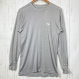 【Men's L グレー系】 Zeropoint By Montbell ( ゼロポイント By モンベル ) ロングスリ－ブ ベースレイヤー ティー ポリエステル ウェア トップス インナー シャツ ロングスリーブTシャツ クルーネック 化繊 z00058442