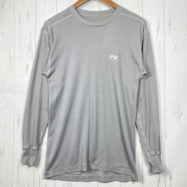 【Men's L グレー系】 Zeropoint By Montbell ( ゼロポイント By モンベル ) ロングスリ－ブ ベースレイヤー ティー ポリエステル ウェア トップス インナー シャツ ロングスリーブTシャツ クルーネック 化繊 z00058442