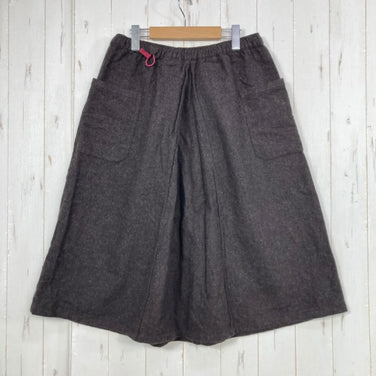 【Unisex M ブラウン系】 Shinogi By Axesquin ( 凌 By アクシーズクイン ) ハカマスカート wool 桧皮色 ウール ウェア ボトムス スカート z00058735 桧皮色 スカート ボトムス ウェア