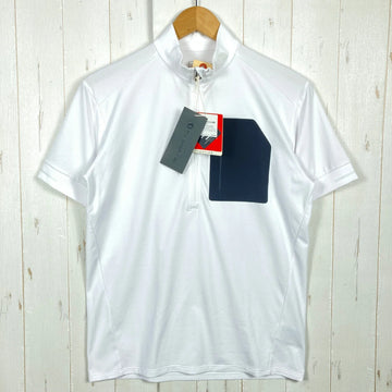 【Men's M ホワイト系】 The North Face ( ザ・ノースフェイス ) ショート スリーブ スーパーハイク ジップ Short Sleeve Superhike Zip ポリエステル ウェア トップス インナー シャツ ショートスリーブシャツ 化繊