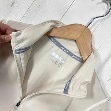 【Women's S アイボリー系】 Marmot ( マーモット ) ショートスリーブ ハーフジップ シャツ ポリエステル ウェア トップス インナー シャツ ショートスリーブシャツ 化繊 z00059206  化繊 ショートスリーブシャツ インナー シャツ トップス