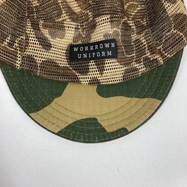 【OneSize ベージュ系】 Workrown Uniform ( ワークラウン ユニフォーム ) カモフラージュ メッシュキャップ ウェア ウェア小物 ヘッドウェア キャップ z00057160  キャップ ヘッドウェア ウェア小物 ウェア