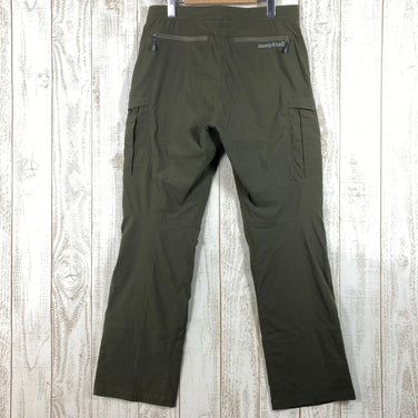 【Men's S グリーン系】 Montbell ( モンベル ) ストレッチ ライニング カーゴパンツ ナイロン 1105441 Asian Men's 化繊 ロングパンツ ボトムス ウェア - 【公式】2ndGEAR（セカンドギア）Webショップ【登山用品・アウトドア用品専門 買取販売店】
