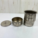 【OneSize グレー系】 Snowpeak ( スノーピーク ) ソロ セット 極 チタン Solo Set Goku Titanium チタン クックウェア クッカー コッフェル z00055407  クッカー コッフェル クックウェア