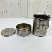 Snowpeak Solo Set Goku Titanium Titanium Cookware Cookware Pot (One Size, Gray) z00055407