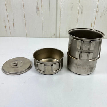 【OneSize グレー系】 Snowpeak ( スノーピーク ) ソロ セット 極 チタン Solo Set Goku Titanium チタン クックウェア クッカー コッフェル z00055407  クッカー コッフェル クックウェア