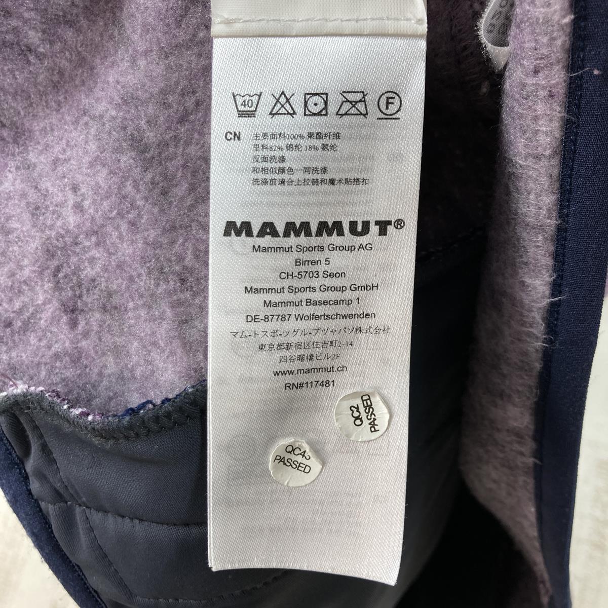 【Women's M パープル系】 Mammut ( マムート ) キラツアー ミドルレイヤー フーデッド ジャケット Kira Tour Ml Hooded Jacket フリース フーディ 1010-18700 Women's  フリース アウター ジャケット トッ