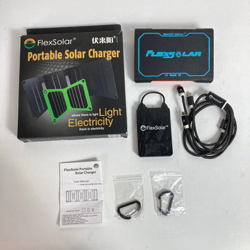 【OneSize オレンジ系】 FlexSolar（フレックスソーラー） ポケット パワーセット Portable Power Set  z00054105