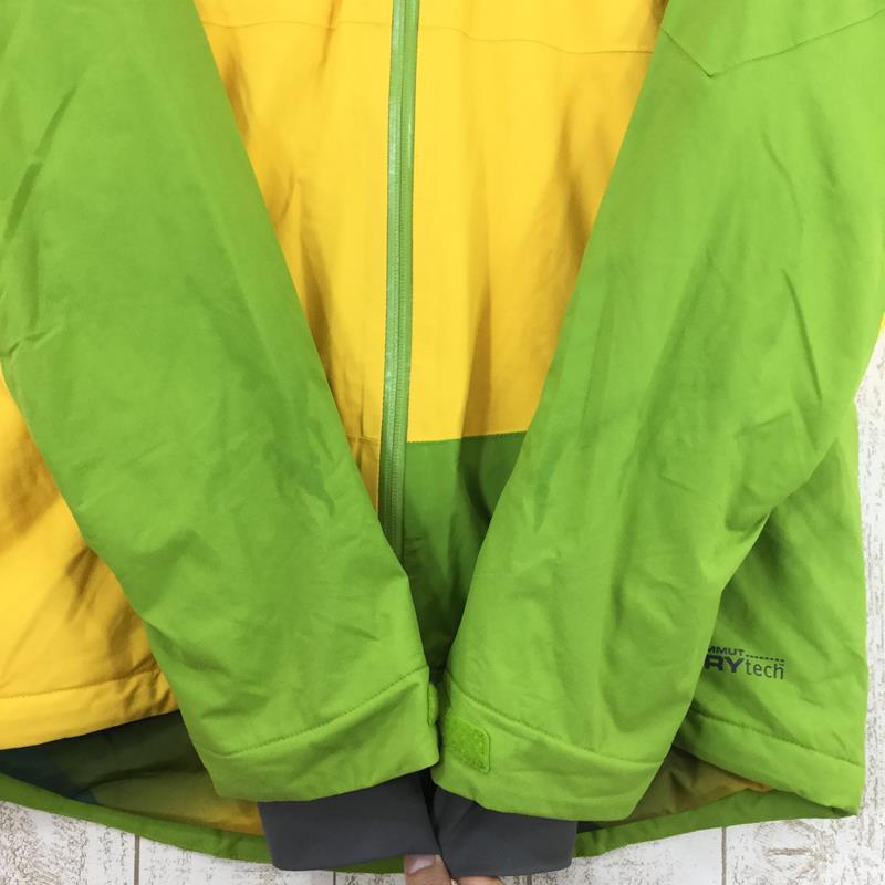 【Men's S イエロー系】 Mammut ( マムート ) エリッツ ジャケット Eriz Jacket 1010-14180 International Men's 6151 Peridot-Yellow 化繊インサレーション アウター ジャケット トップス