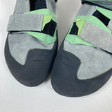 Unisex, Size 26.4cm, Gray. La Sportiva Aragon Clay and Jasmine Green Leather Rock Climbing Shoes (z00053862). Clay and Jasmine Green.