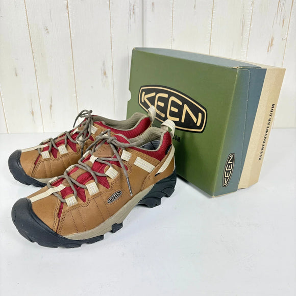 【Women's 24.0cm ブラウン系】 Keen ( キーン ) ターギー 2 ウォータープルーフ W Targhee II WP W 1027366 SAFARI/MERLOT z00057624 SAFARI/MERLOT ハイキングシューズ フットウェア