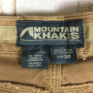 【Men's 30 ベージュ系】 Mountain Khaki ( マウンテンカーキ ) アルパイン ユーティリティ ショーツ Alpine Utility Shorts 生産終了モデル Men's Ranch コットン ショーツ ショートパンツ ボトムス ウェア - 【公式】2ndGEAR（セカンドギア）Webショップ【登山用品・アウトドア用品専門 買取販売店】