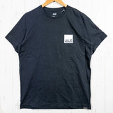 【Men's L ブラック系】 Jackwolfskin ( ジャックウルフスキン ) ジェーピー ボックスロゴ ティー JP Boxlogo Tee オーガニックコットン ウェア トップス インナー シャツ ショートスリーブシャツ コットン z00053099