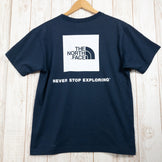【Men's M ネイビー系】 The North Face ( ザ・ノースフェイス ) ショートスリーブ スクエアロゴ ティーシャツ ポリエステル NT31957 Asian Men's 化繊 ショートスリーブTシャツ クルーネック インナー シャツ トップス - 【公式】2ndGEAR（セカンドギア）Webショップ【登山用品・アウトドア用品専門 買取販売店】