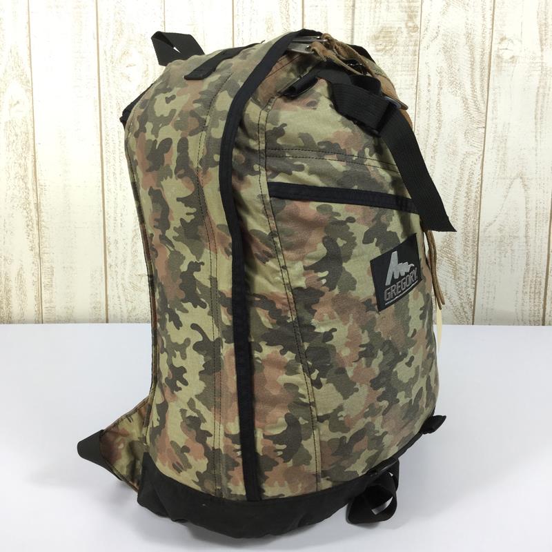 [OneSize 米色] Gregory 经典日用包 26L 瑞士迷彩 Cordura 尼龙美国制造旧标签银色标签很难获得瑞士迷彩日用包容量 [~29L] 包