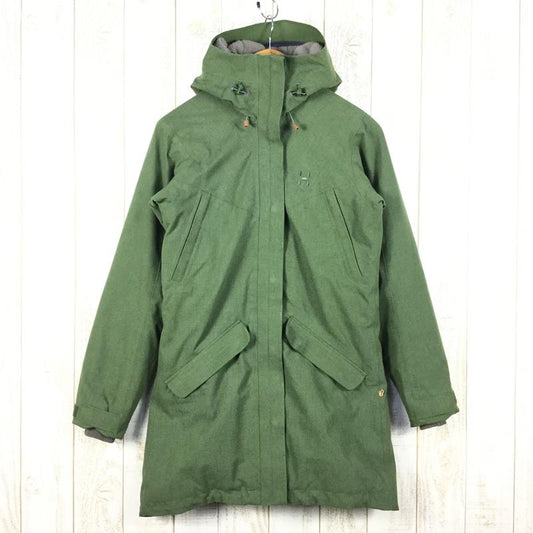 【女款S绿】Haglofs Siljan Q Parka 19Fourteen系列夹克连帽外套女合成保暖外套外套上衣