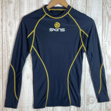 【Men's S ブラック系】 Skins ( スキンズ ) コンプレッションアンダーシャツ ナイロン ウェア トップス インナー シャツ ロングスリーブTシャツ クルーネック 化繊 z00051874 化繊 ロングスリーブTシャツ クルーネック インナー シャツ - 【公式】2ndGEAR（セカンドギア）Webショップ【登山用品・アウトドア用品専門 買取販売店】