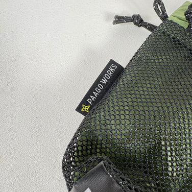【OneSize グリーン系】 Paago Works ( パーゴワークス ) ダブル フェイス ポーチ 2L W-FACE Pouch 2 Moss Green ナイロン バッグ ストレージ パッキングサック スタッフサック インナーポーチ z00054932 M