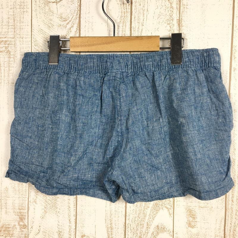 [Women's S Blue] Patagonia Island Hemp Baggies Shorts - 3-inch 57030 International Women's Cotton