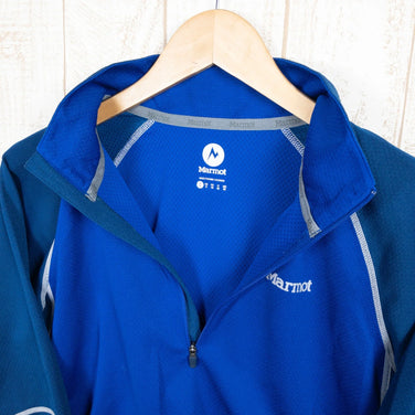 【Men's M ブルー系】 Marmot ( マーモット ) クライムスピード エア ロングスリーブ ジップ Climb Speed Air L/S Zip ポリエステル MJK-S7071 Asian Men's 化繊 ロングスリーブシャツ インナー シャツ - 【公式】2ndGEAR（セカンドギア）Webショップ【登山用品・アウトドア用品専門 買取販売店】