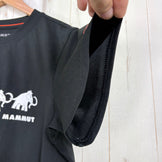【Men's S ブラック系】 Mammut ( マムート ) QD ロゴ プリント Tシャツ アジアンフィット QD Logo Print T-Shirt AF Men 速乾 軽量 ストレッチ ポリエステル ウェア トップス インナー シャツ ショートスリーブTシ