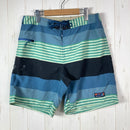 【Men's 33 ブルー系】 2020 Patagonia ( パタゴニア ) ウェーブフェアラー ボードショーツ 19インチ Wavefarer Board Shorts 19in. FTPI ナイロン ウェア ボトムス ショーツ ショートパンツ  z00059-1