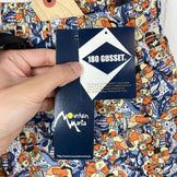 [Men's M Orange] Mountain Mania MM Flower Shorts MM Flower Short Cotton Wear Bottoms Shorts Cotton z00055544 Cotton Shorts