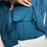 男士大号海军蓝 Millet KUHTAI II 羊毛拉链长袖衬衫，羊毛，上衣，内衣，长袖衬衫，羊毛，z00054170