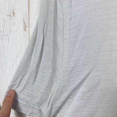 【Unisex S グレー系】 Subtle Voice（サトル ボイス） SV ウール T シャツ SV Wool T-shirt メリノウール ウェア トップス インナー シャツ ロングスリーブTシャツ クルーネック ウール z00060214  ウール ロング
