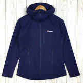 【Women's 8 ネイビー系】Berghaus ( バーグハウス ) ライトウェイト クライム フード ソフトシェル ジャケット Lightweight Climb Hood Softshell Jacket フーディ 21800 Women's ソフトシェル アウター ジャケット トップス ウェア - 【公式】2ndGEAR（セカンドギア）Webショップ【登山用品・アウトドア用品専門 買取販売店】