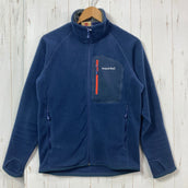 【Men's S ネイビー系】 Montbell ( モンベル ) クリマプラス100 ジャケット Climaplus 100 Jacket ポリエステル ウェア トップス アウター ジャケット フリース z00057756 フリース アウター ジャケット トップ