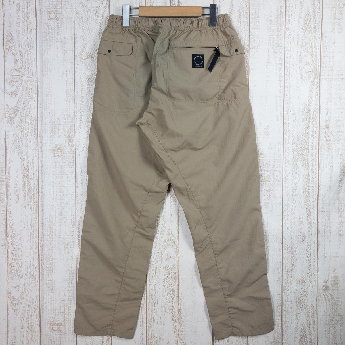 [Unisex M Beige] Yamatomichi Five Pocket Pants 5 Pockets Pants Bottoms Long Pants Asian Unisex Nomad Synthetic Fiber Long Pants Bottoms Wear