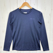 【Women's M ネイビー系】 Marmot ( マーモット ) マウント ベース レイヤー ロングスリーブ クルー ネック Mt Base Layer LS Crew Neck ポリエステル ウェア トップス インナー シャツ ロングスリーブTシャツ クルーネック