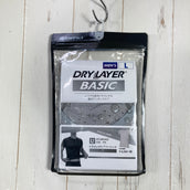 【Men's L グレー系】 Finetrack ( ファイントラック ) ドライレイヤー ベーシック T Dry Layer Basic T 耐久撥水 抗菌防臭 日本製 ポリエステル ウェア トップス インナー シャツ ショートスリーブTシャツ クルーネック 化