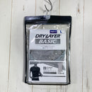 【Men's L グレー系】 Finetrack ( ファイントラック ) ドライレイヤー ベーシック T Dry Layer Basic T 耐久撥水 抗菌防臭 日本製 ポリエステル ウェア トップス インナー シャツ ショートスリーブTシャツ クルーネック 化-1