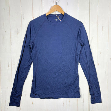 【Men's M ブルー系】 Houdini ( フーディニ ) メンズ デソリ クルー M's Desoli Crew 258424 081 BUCKET BLUE z00055928 081 BUCKET BLUE ウール ショートスリーブTシャツ クルーネッ