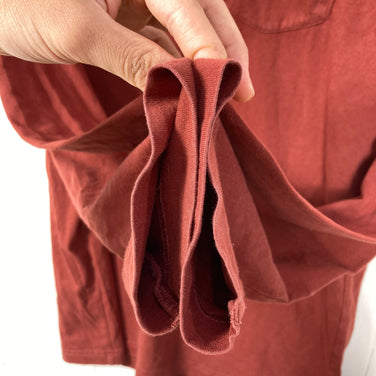 【Men's M ブラウン系】 Montbell ( モンベル ) ウォッシュアウト コットン ロングスリーブT Men's Washed Out Cotton Long Sleeve T Men's スパイラル スランテックカフ UVカット コットン ウェア トッ