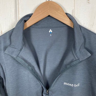 【Men's S グレー系】 Montbell ( モンベル ) WIC.UVテクト ショートスリーブジップシャツ ポリエステル ウェア トップス インナー シャツ ショートスリーブシャツ 化繊 z00059249  化繊 ショートスリーブシャツ インナー シャツ