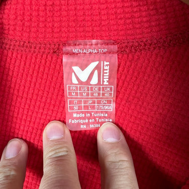 Men's Medium Navy Millet Trilogy Lightgrid Hoodie, Polartec Power Grid fleece jacket (z00055201).